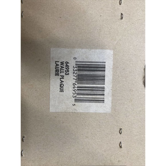 Vintage Dead Stock LAURIE With The Game Jacks Ceramic Name Plaque Wall Sign 1984 - Picture 10 of 12